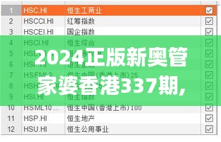 2024正版新奥管家婆香港337期,系统化分析说明_安卓版97.514-3