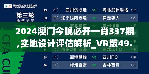2024澳门今晚必开一肖337期,实地设计评估解析_VR版49.652-8