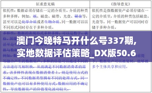 澳门今晚特马开什么号337期,实地数据评估策略_DX版50.664-7
