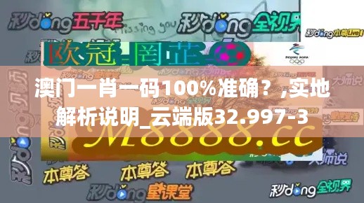 澳门一肖一码100%准确？,实地解析说明_云端版32.997-3