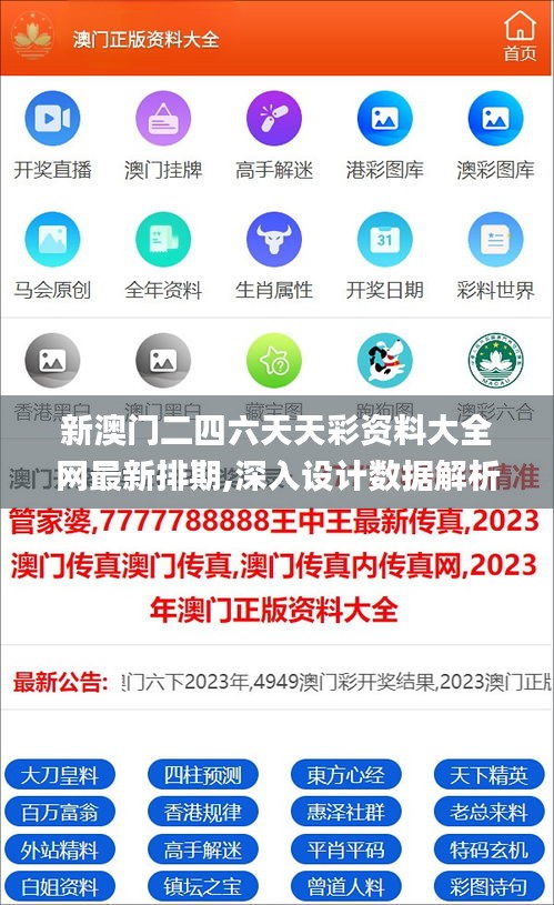 新澳门二四六天天彩资料大全网最新排期,深入设计数据解析_投资版82.337-4