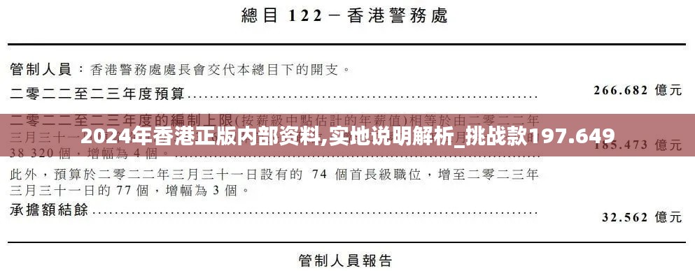 2024年香港正版内部资料,实地说明解析_挑战款197.649