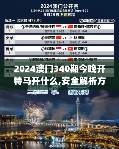 2024澳门340期今晚开特马开什么,安全解析方案_特别版35.105-6