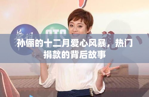 孙俪十二月爱心风暴，热门捐款背后的故事