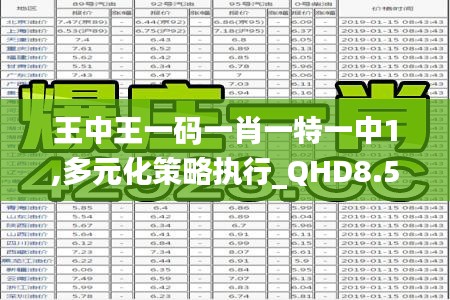 王中王一码一肖一特一中1,多元化策略执行_QHD8.556