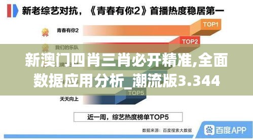 新澳门四肖三肖必开精准,全面数据应用分析_潮流版3.344