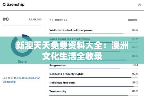 新澳天天免费资料大全：澳洲文化生活全收录