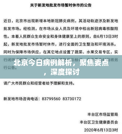 北京今日病例深度解析与探讨，聚焦要点揭秘