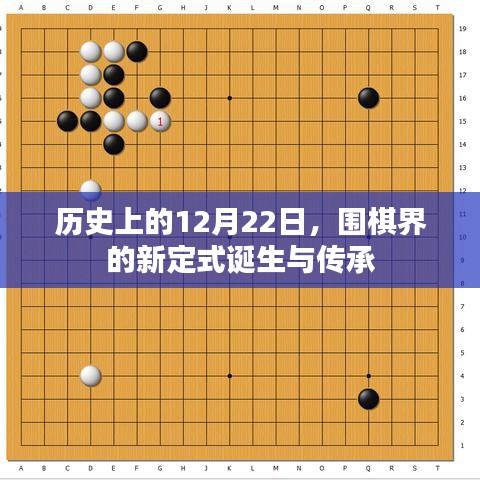 围棋新定式诞生与传承的历史时刻，12月22日回顾