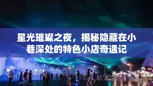星光璀璨夜探巷陌，特色小店的奇遇之旅