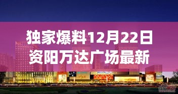 独家揭秘，资阳万达广场最新动态，惊喜连连迎圣诞！