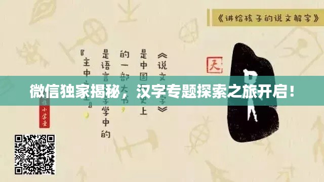 微信独家揭秘，汉字专题探索之旅开启！