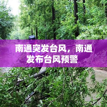 南通突发台风，南通发布台风预警 