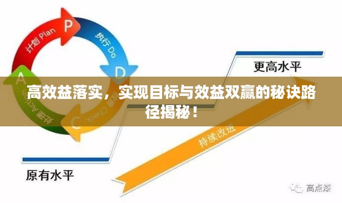 高效益落实，实现目标与效益双赢的秘诀路径揭秘！