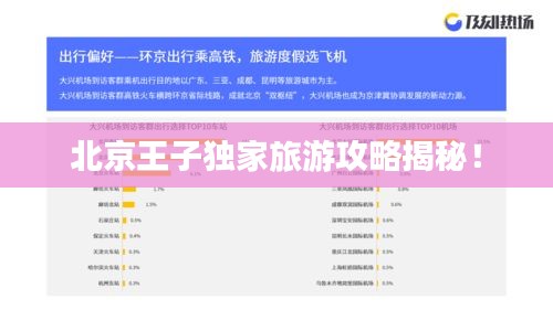 北京王子独家旅游攻略揭秘！