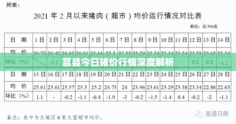 莒县今日猪价行情深度解析