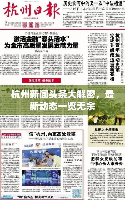 杭州新闻头条大解密，最新动态一览无余