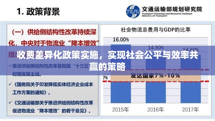 收费差异化政策实施，实现社会公平与效率共赢的策略