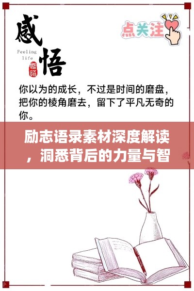 励志语录素材深度解读，洞悉背后的力量与智慧