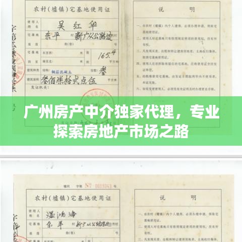 广州房产中介独家代理，专业探索房地产市场之路