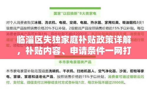 临淄区失独家庭补贴政策详解，补贴内容、申请条件一网打尽
