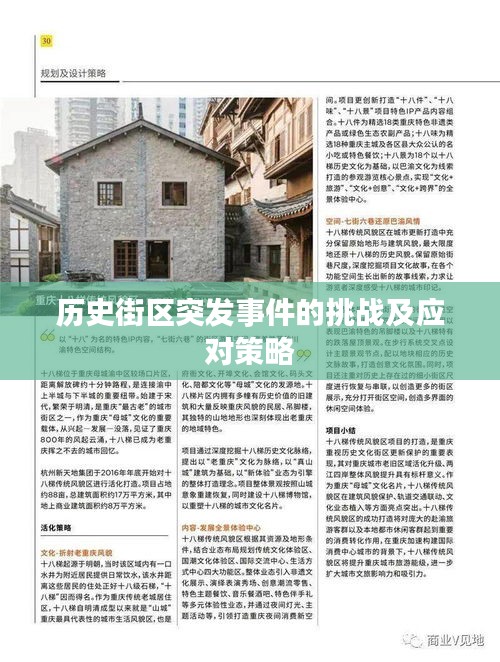 历史街区突发事件的挑战及应对策略