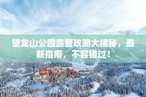 望龙山公园露营攻略大揭秘，最新指南，不容错过！