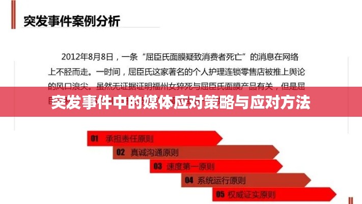 突发事件中的媒体应对策略与应对方法