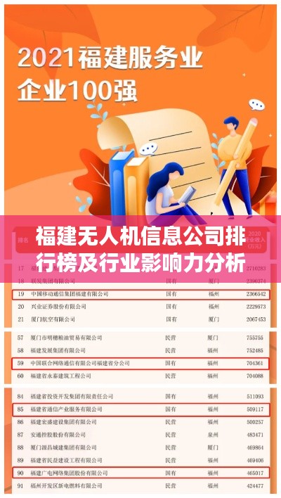 福建无人机信息公司排行榜及行业影响力分析