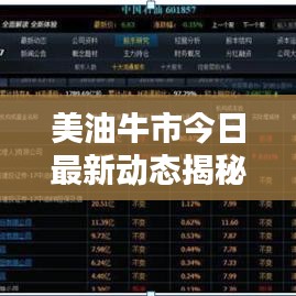 美油牛市今日最新动态揭秘