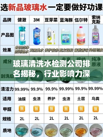 玻璃清洗水检测公司排名揭秘，行业影响力深度剖析