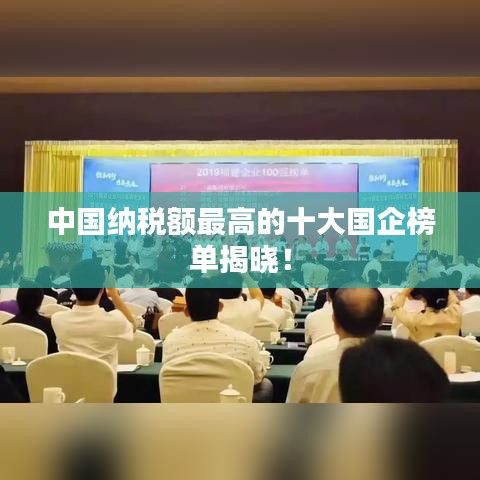 中国纳税额最高的十大国企榜单揭晓！