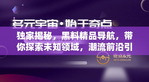 独家揭秘，黑料精品导航，带你探索未知领域，潮流前沿引领者