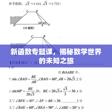 新函数专题课，揭秘数学世界的未知之旅