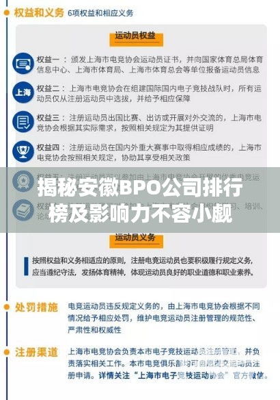 揭秘安徽BPO公司排行榜及影响力不容小觑